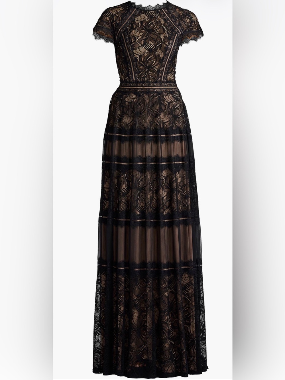Tadashi Shoji Lace A-Line Gown
